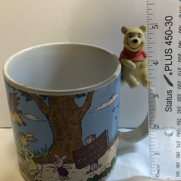 Vintage Disney Winnie The Pooh 3D Coffee Mug Christopher Robin Tigger Piglet - Picture 6 of 11